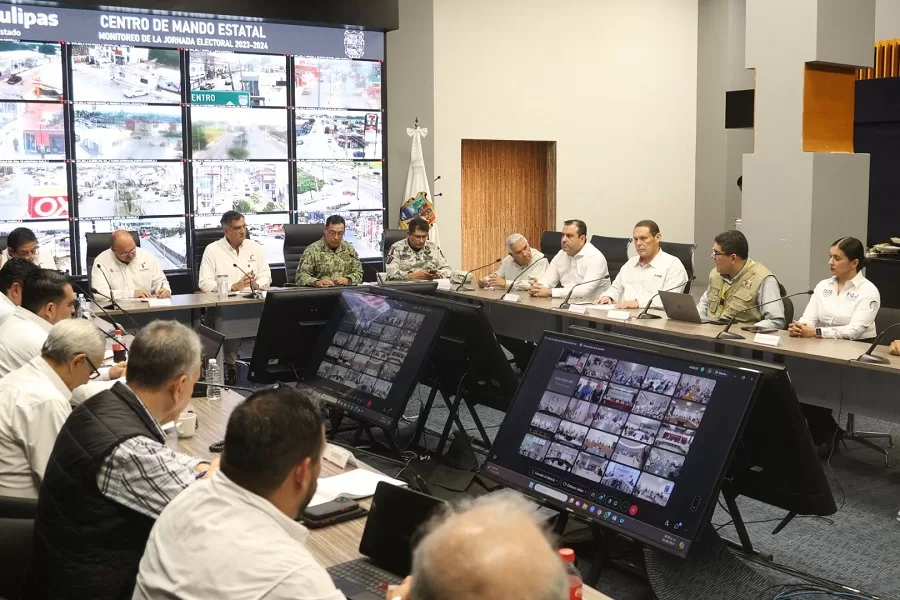 Tamaulipas listo para una jornada electoral en paz y segura